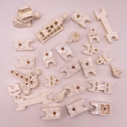 LEGO Bionicle, Connections, White, Approx. 50g