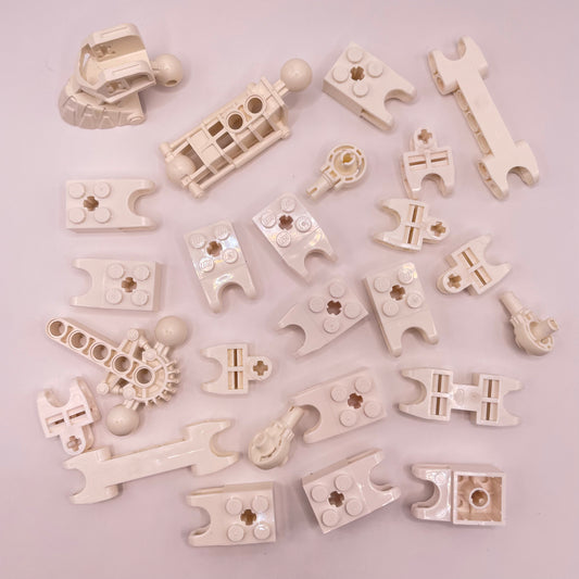 LEGO Bionicle, Connections, White, Approx. 50g