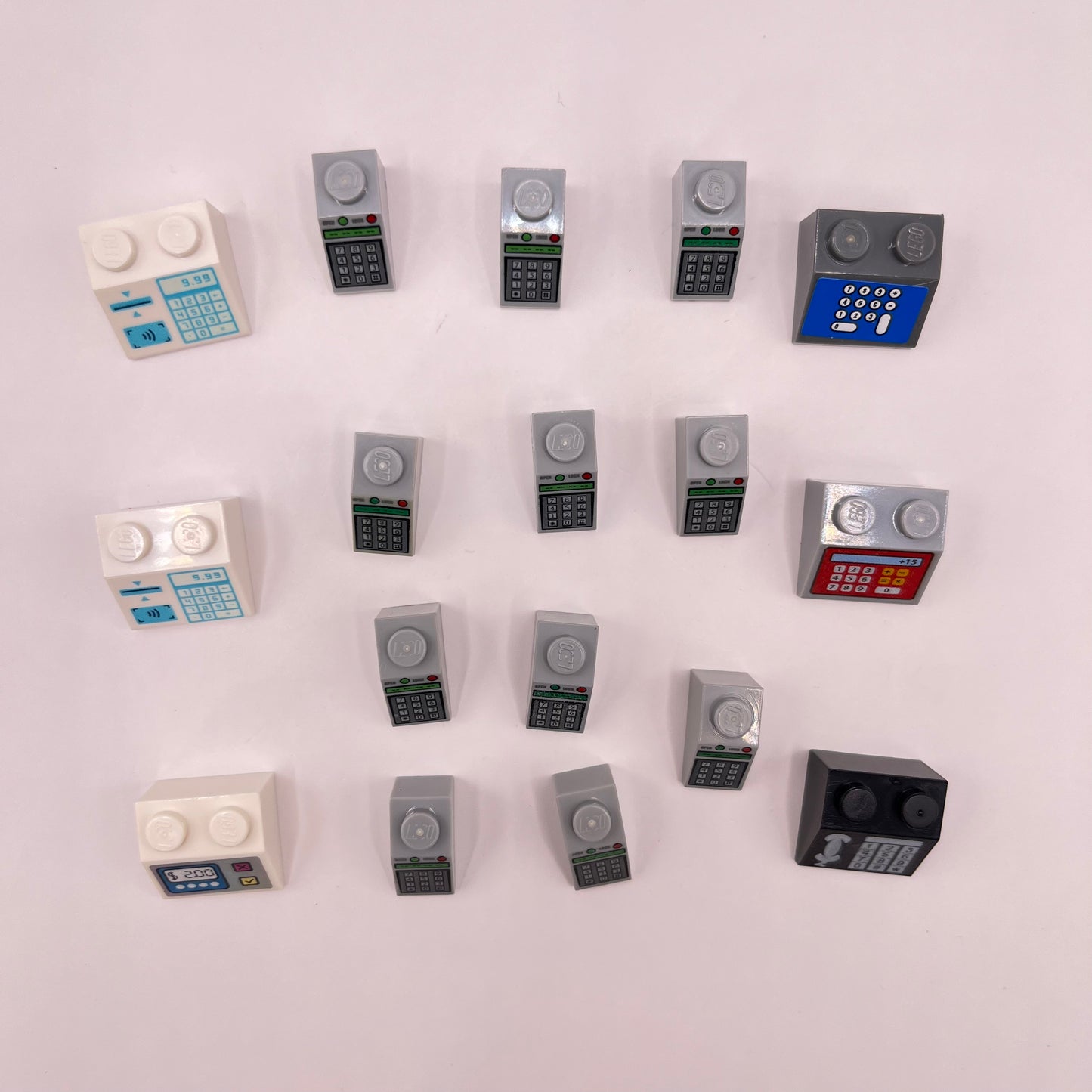 LEGO Cash Register, Prints and Stickers, 17 Pieces
