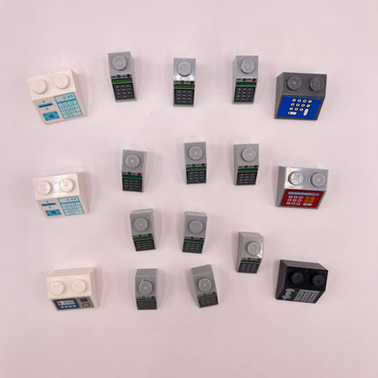 LEGO Cash Register, Prints and Stickers, 17 Pieces