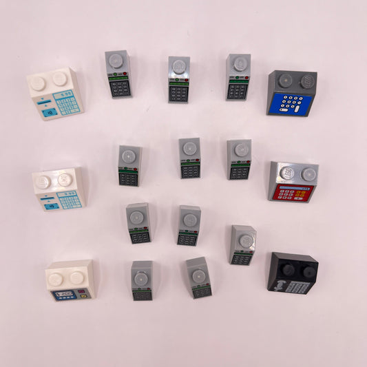 LEGO Cash Register, Prints and Stickers, 17 Pieces
