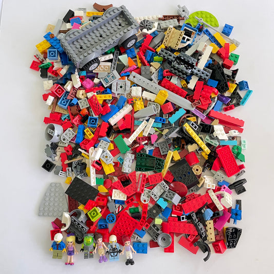 LEGO Fun Pack, Mixed Bag, Approx. 750g includes 6 Minifigures/Minidolls
