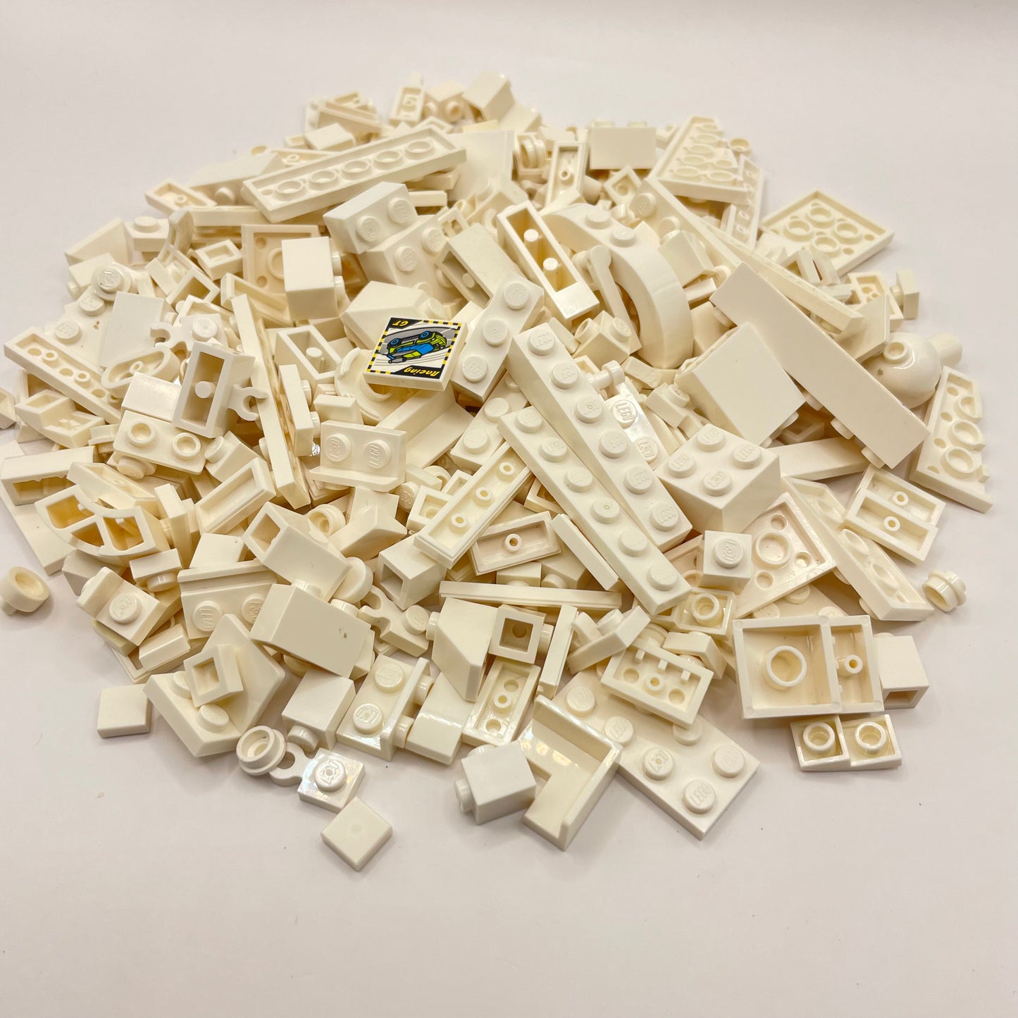 LEGO Mixed Bricks, White, Approx. 160g