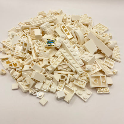 LEGO Mixed Bricks, White, Approx. 160g