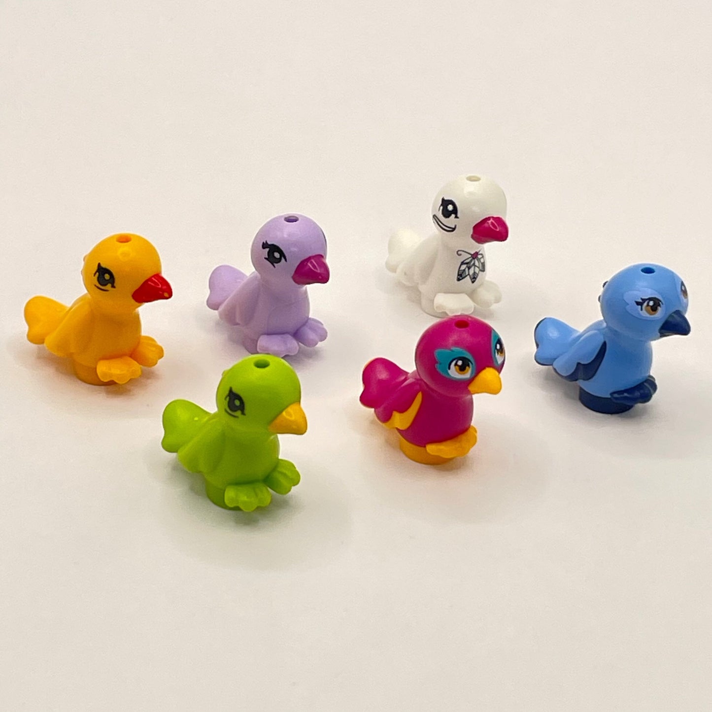 LEGO Colourful Birds, Animals, Mixed Colours, 6 Pieces