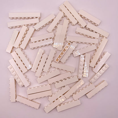 LEGO Brick, 1x Wide, Medium, White, Approx. 110g