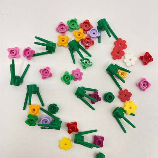 LEGO Flower / Garden Bundle, Mixed Pieces (40 Pieces)