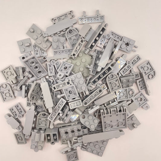 LEGO Flexible Connections, SNOT, Light Bluish Grey, Approx.95g