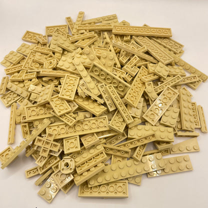 LEGO Plates, Tan, Approx. 240g