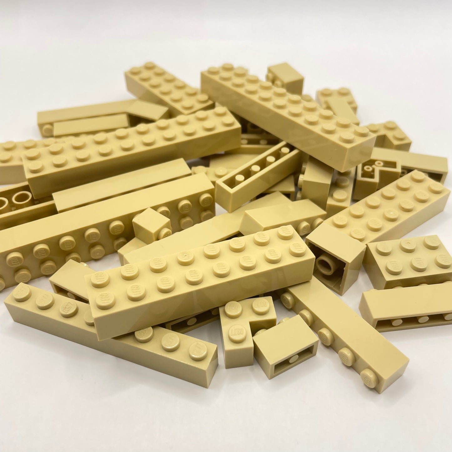 LEGO Bricks, Tan, Approx. 100g
