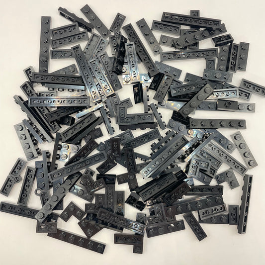 LEGO Black, 1x Short Plates, Approx. 85g