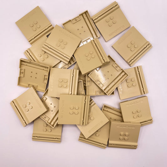 LEGO Tan, Tiles, Modified Sports, 23 pieces