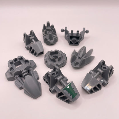 LEGO Bionicle, Armor, Dark Bluish Grey, 8 Pieces