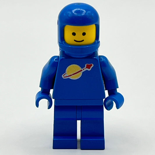 LEGO Classic Space - Blue, Minifigure (sp004) - Excellent Print, Cracked Arms