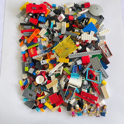LEGO Fun Pack, Mixed Bag, Approx. 750g includes 6 Minifigures/Minidolls