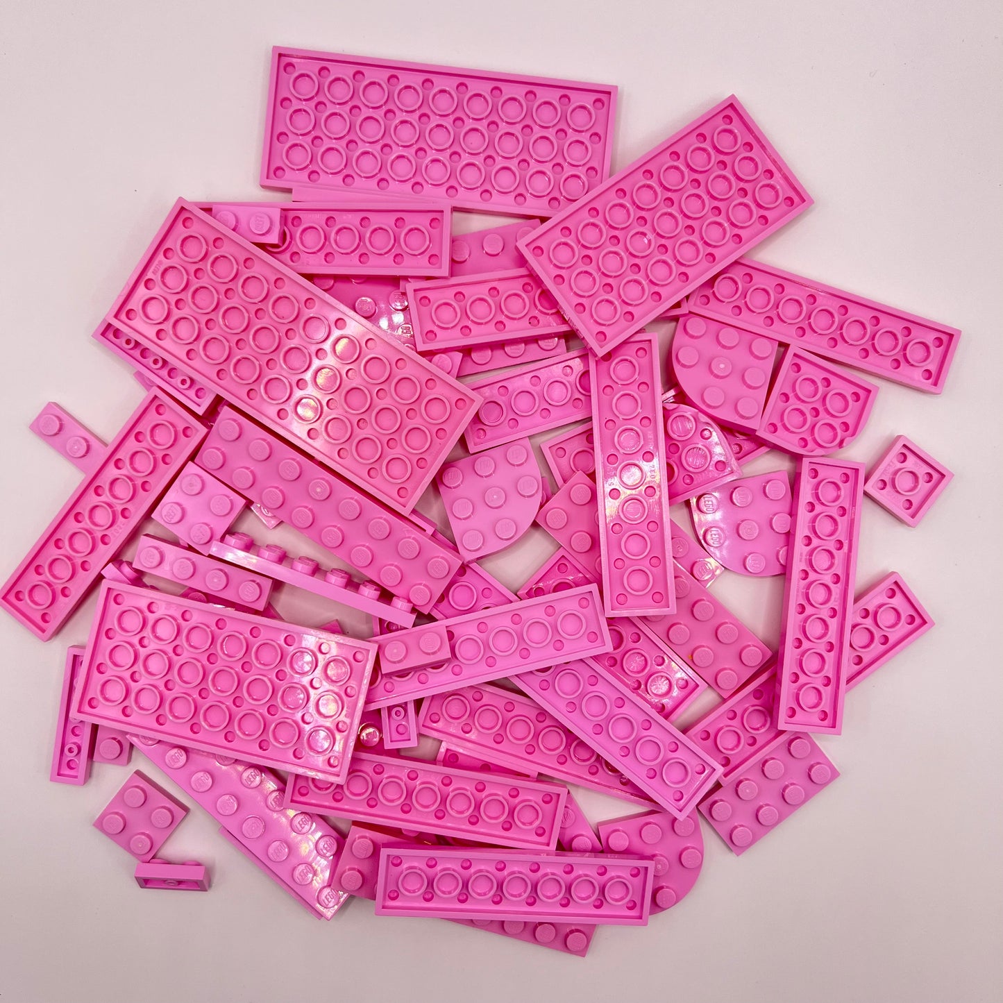 LEGO Bright Pink, Plates, Approx. 100g
