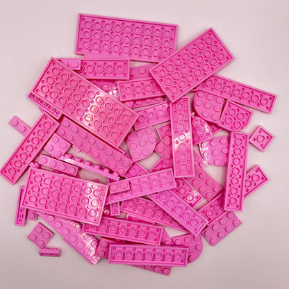 LEGO Bright Pink, Plates, Approx. 100g