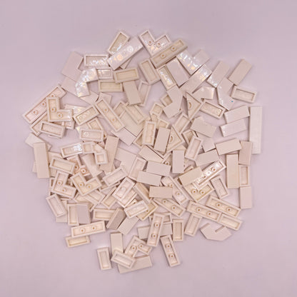 LEGO Small Tiles, White, Approx. 40g