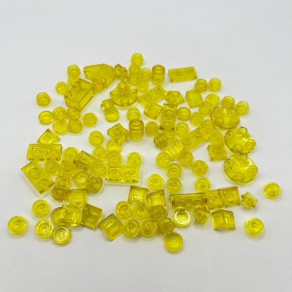 LEGO Transparent Yellow, Mixed Pieces, (100 Pieces)