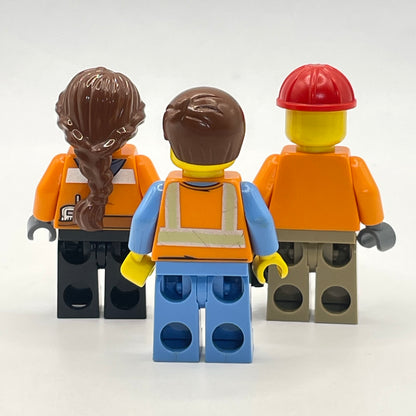 LEGO Construction Workers, City, Minifigures (pack of 3)