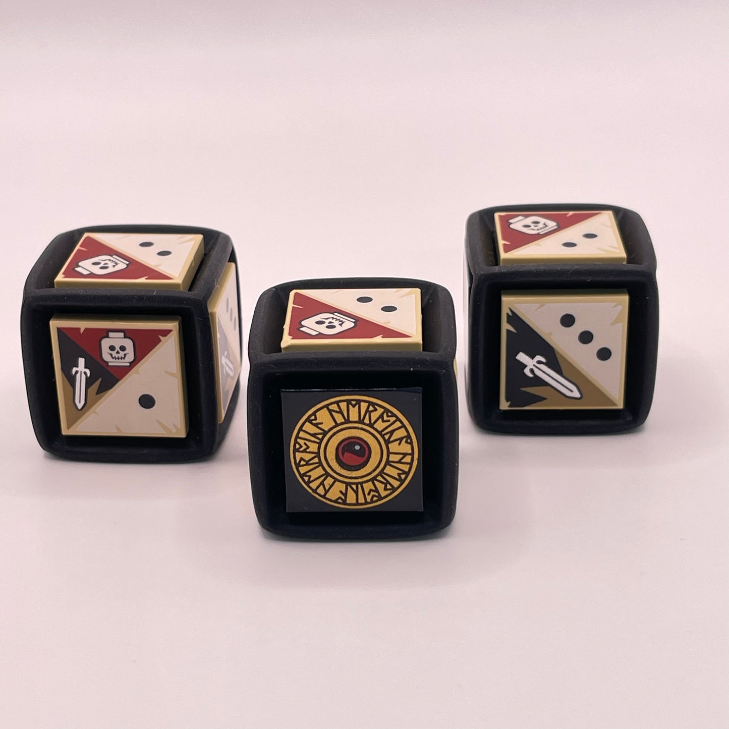 LEGO Dice, Heroica Game, Black, Accessories (3 Pieces) playwear