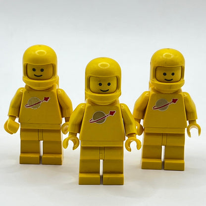 LEGO Classic Space - Yellow, Minifigure (sp007) - Set of 3 - Playwear