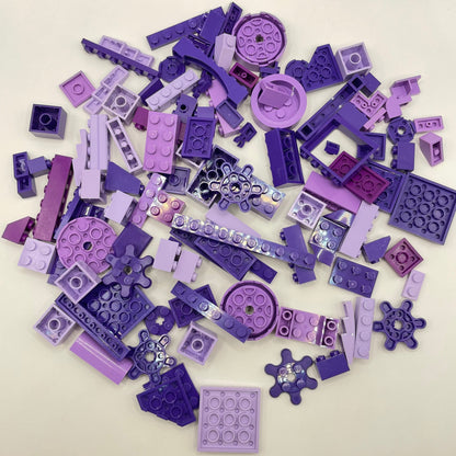 LEGO Mixed Bricks, Mixed Purple, Approx. 100g