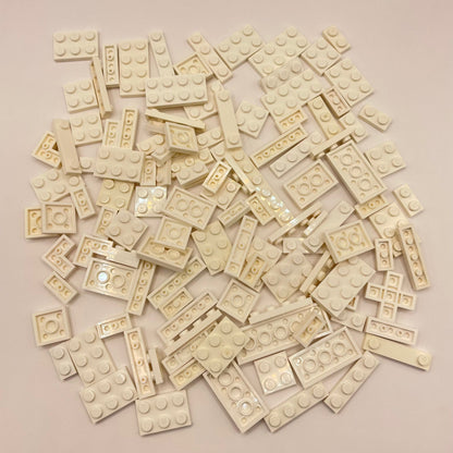 LEGO Plates, White, Approx. 75g