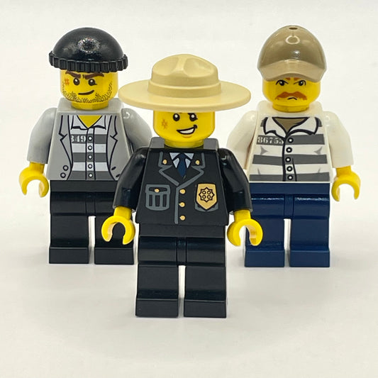 LEGO Police and Robbers, City, Minifigures (pack of 3)