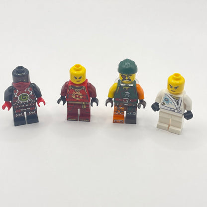 LEGO Zane, Kai, Sqiffy, Army Scout, Ninjago Minifigures (Pack of 4)