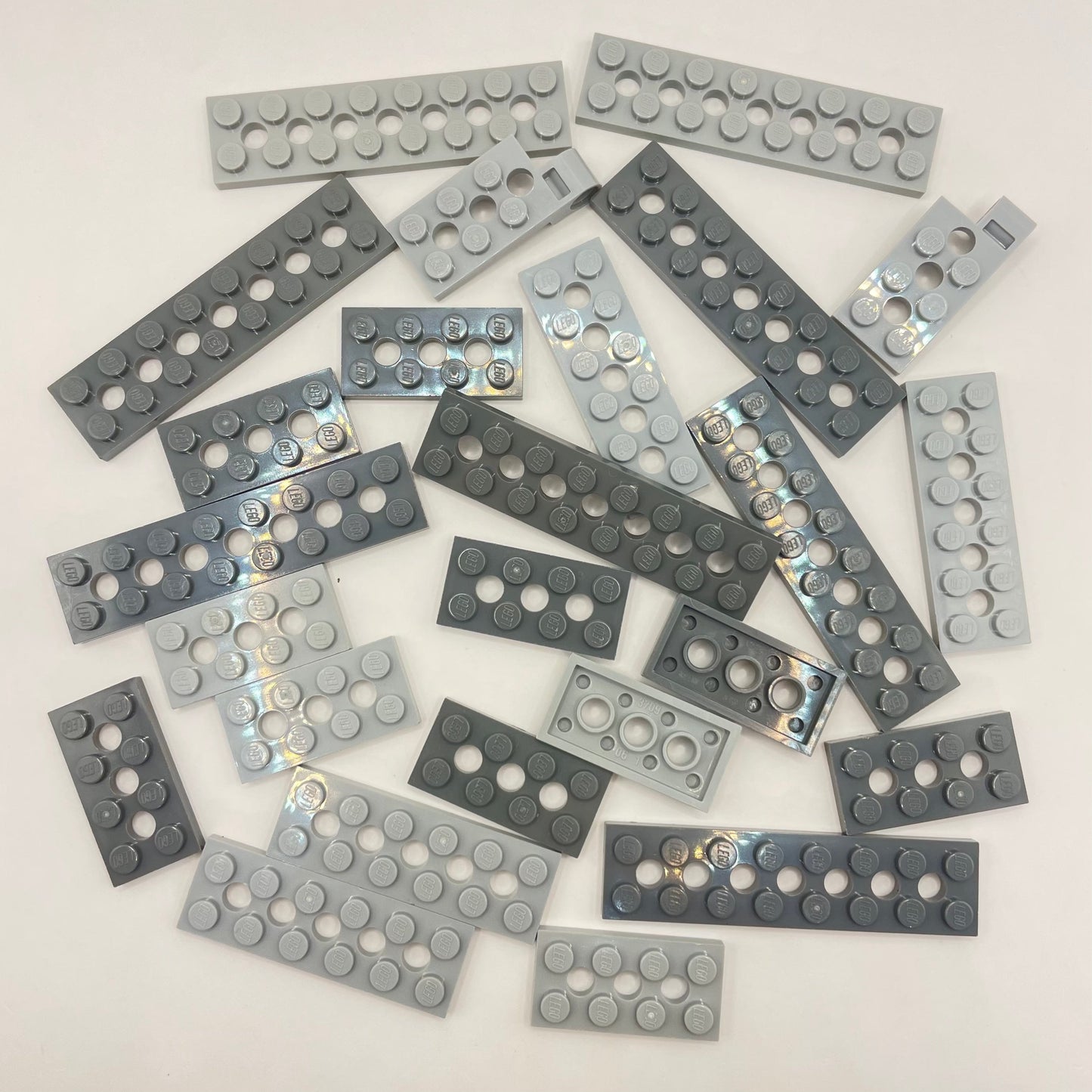 LEGO Technic Plates, Mixed Grey, Approx. 35g