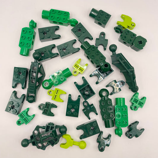 LEGO Bionicle, Joints, Green, Approx. 70g
