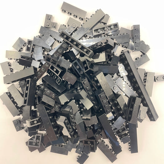 LEGO Black, 1x Bricks, Approx. 210g