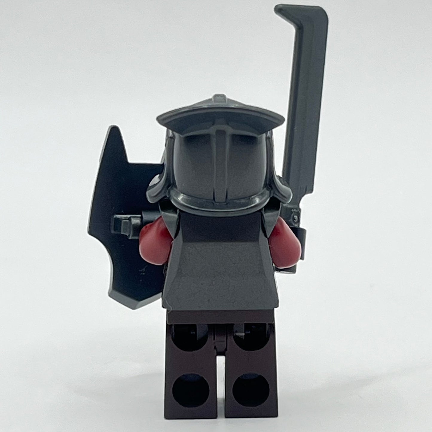LEGO Uruk-Hai with Helmet, Armor, Shield and Weapon, Lord of the Rings, Minifigure (lor008) Torso Cracked