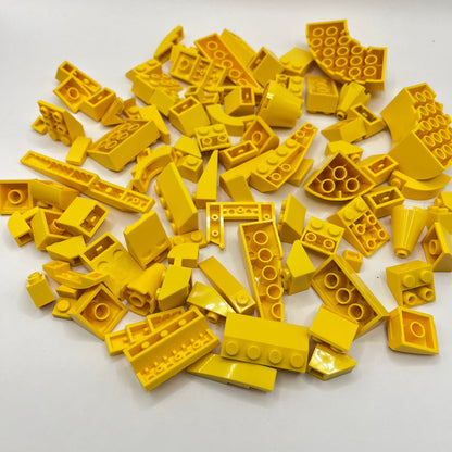 LEGO Yellow, Vehicle, Building, Technic, Approx. 120g