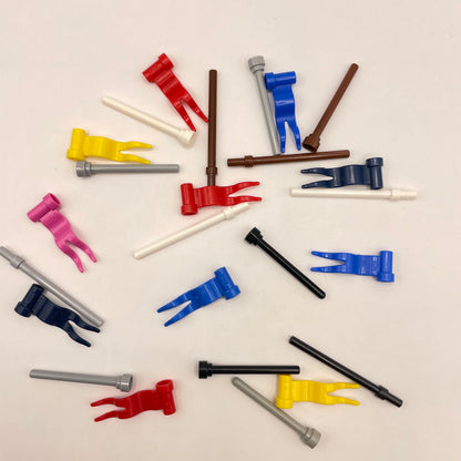 LEGO Mixed Flags / Poles, Castle, 22 Pieces