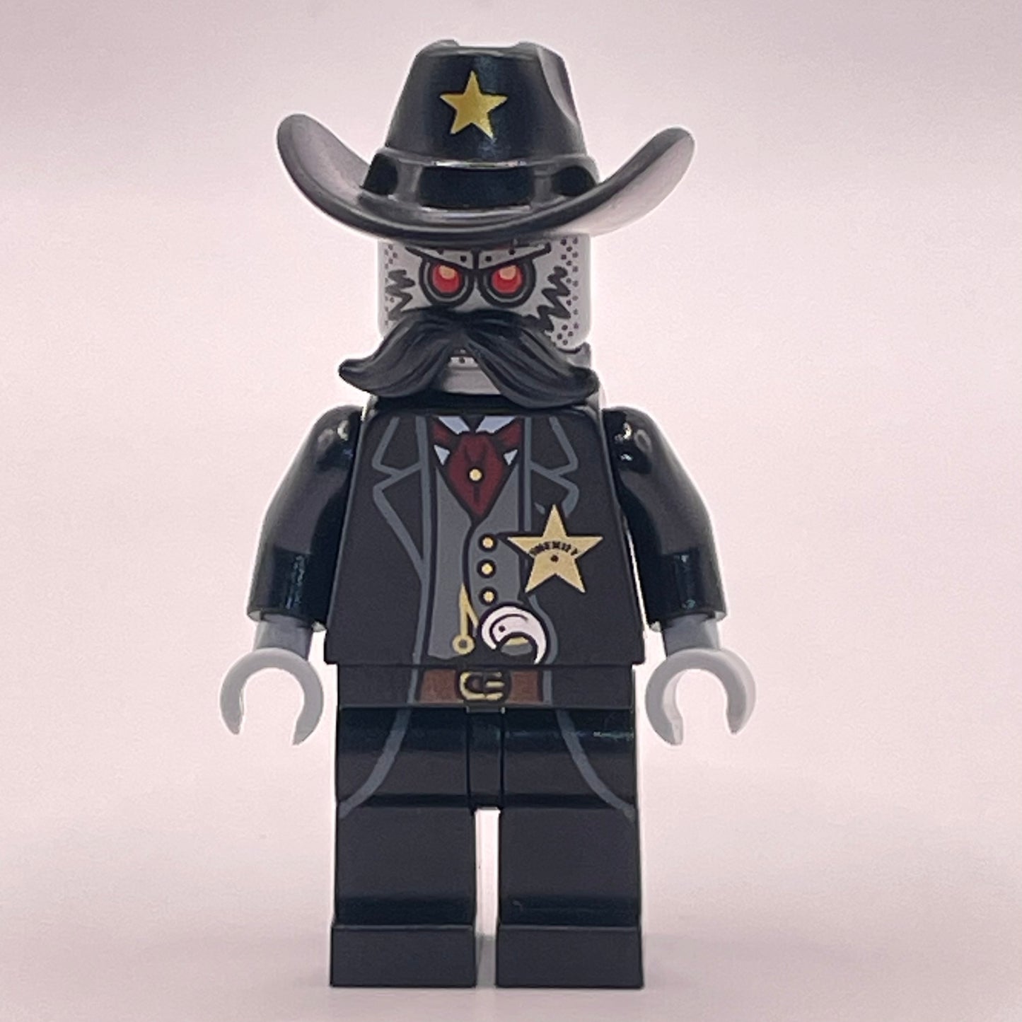 LEGO Sheriff Not-a-Robot, Super Heroes, The LEGO Movie, Minifigure (tlm023) cracked