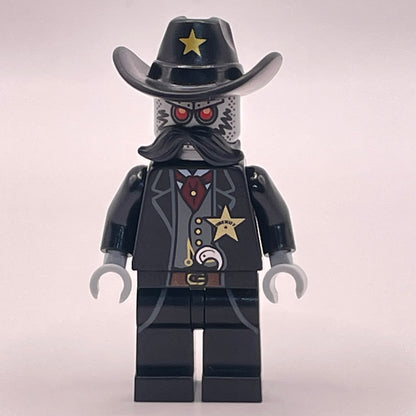 LEGO Sheriff Not-a-Robot, Super Heroes, The LEGO Movie, Minifigure (tlm023) cracked