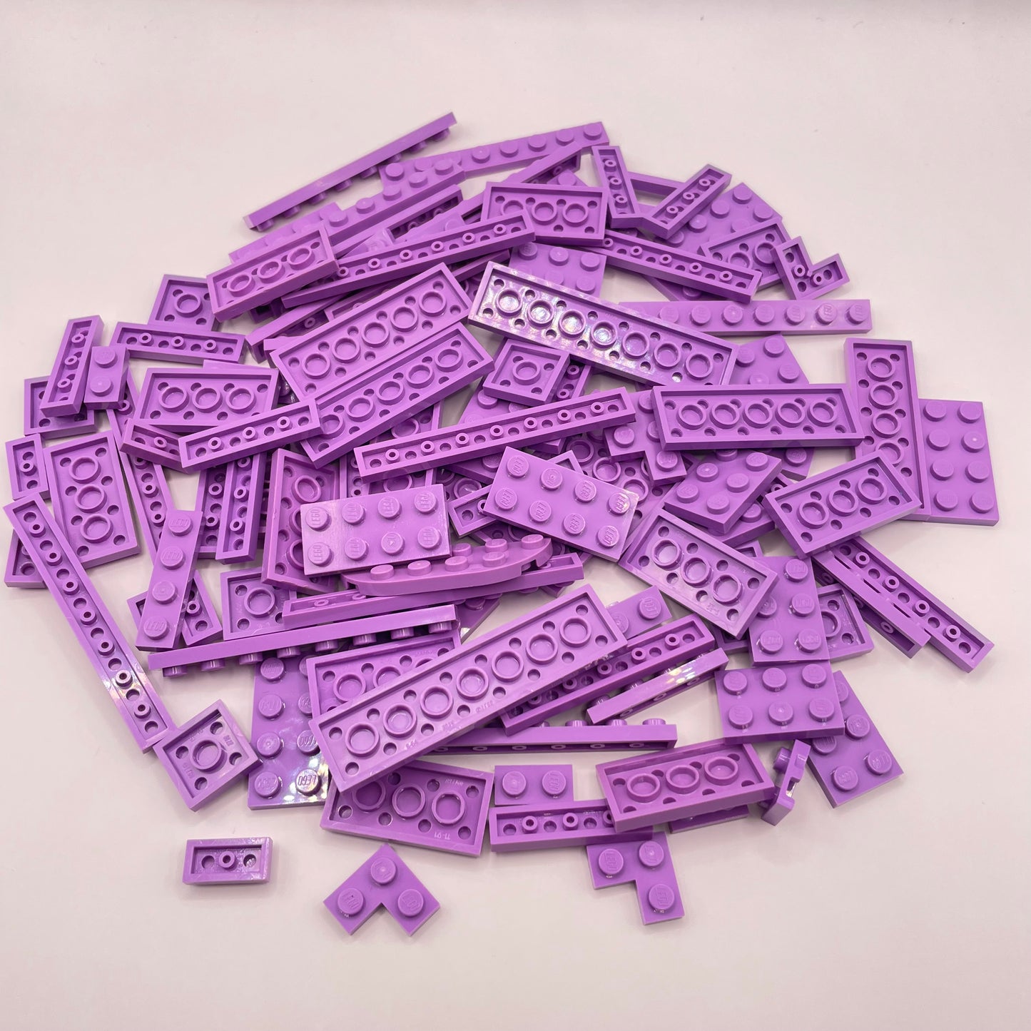 LEGO Plates, Medium Lavender, Approx. 100g