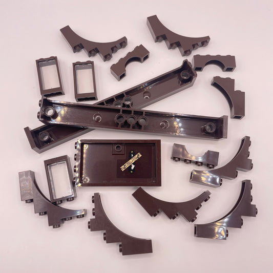 LEGO Building Pieces, Dark Brown, Approx. 55g