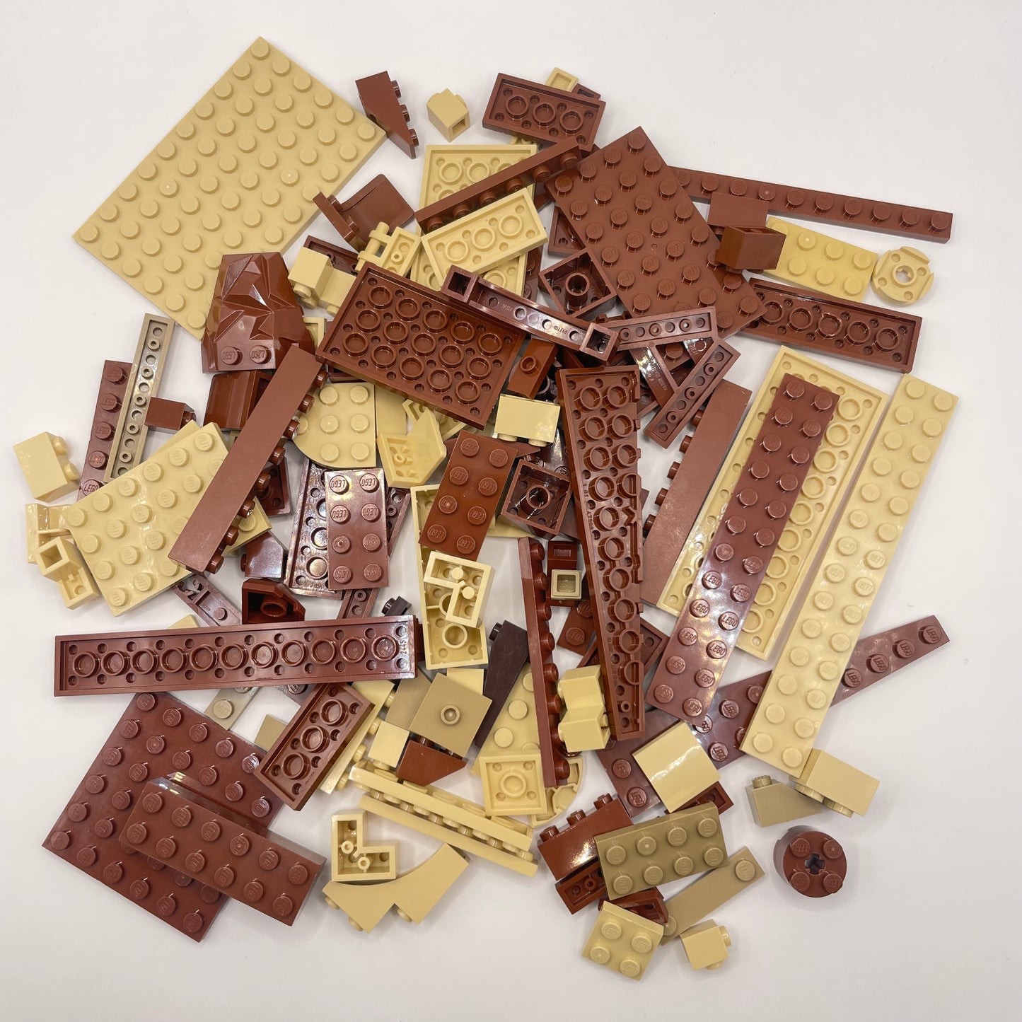 LEGO Mixed Bricks, Mixed Brown, Approx. 150g