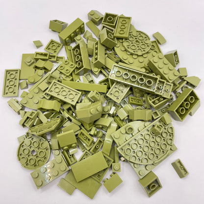 LEGO Mixed Bricks, Olive Green, Approx. 110g