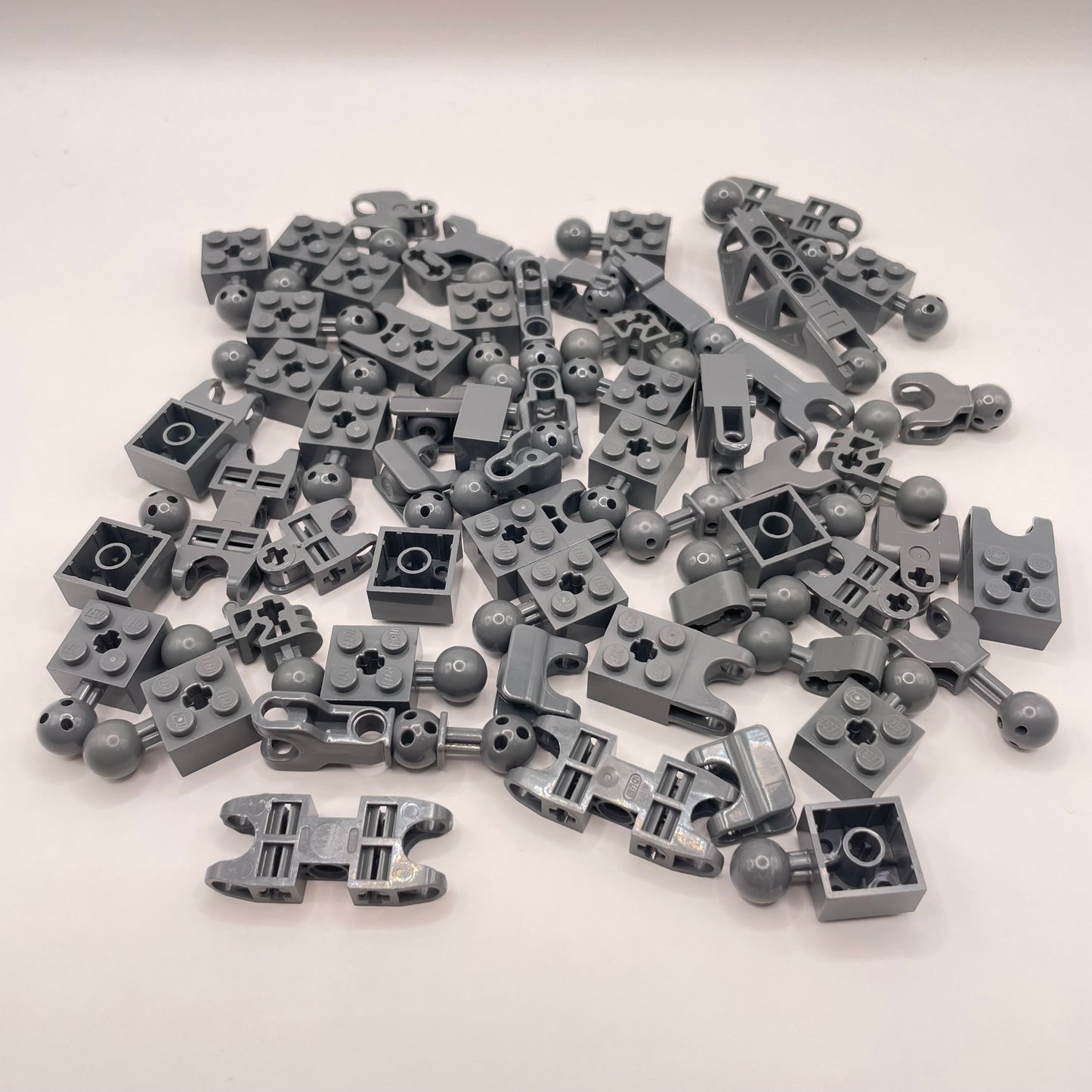LEGO Bionicle, Joints, Dark Bluish Grey, Approx. 100g