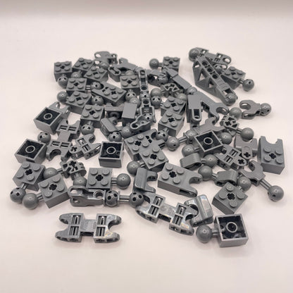 LEGO Bionicle, Joints, Dark Bluish Grey, Approx. 100g