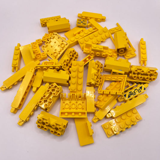 LEGO Vehicle Pieces, Yellow, Approx. 100g