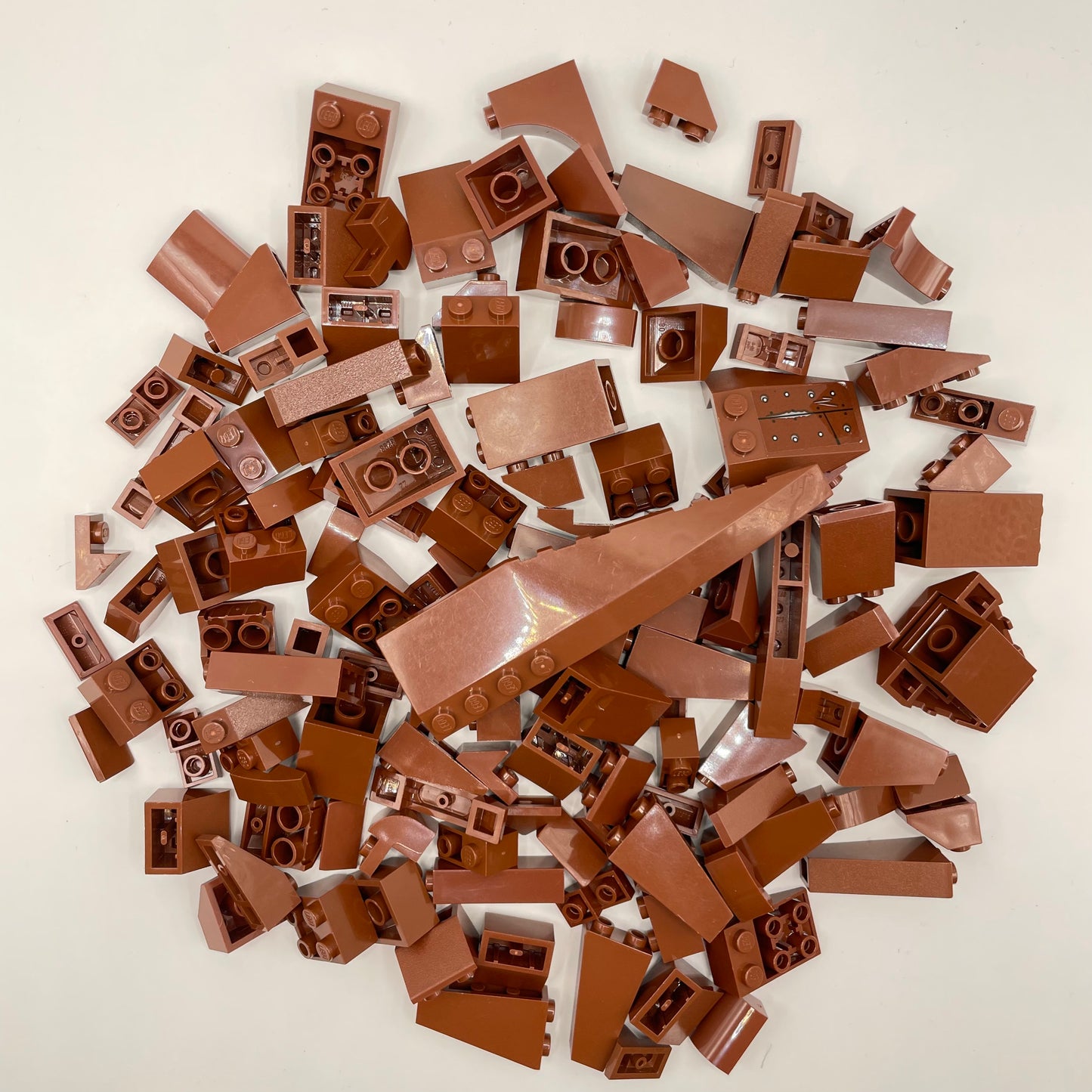 LEGO Slopes, Reddish Brown, Approx. 130g