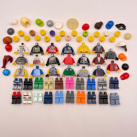 LEGO Build a Minifigure, Mix and Match City Figures, Set of 20