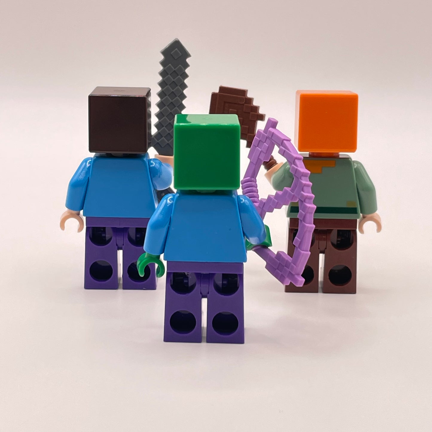 LEGO Play Pack, Minecraft, Minifigures + Weapons (3 Pack)
