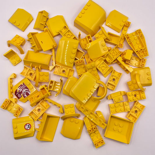 LEGO Vehicle Pieces, Yellow, Approx. 110g