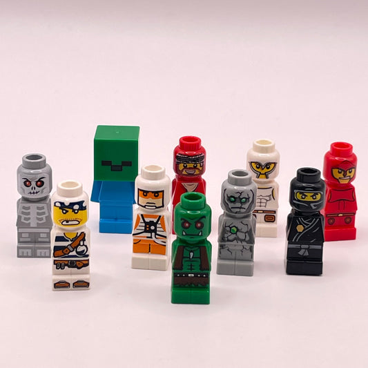 LEGO Microfigures, Mixed Colours, (10 Pack)